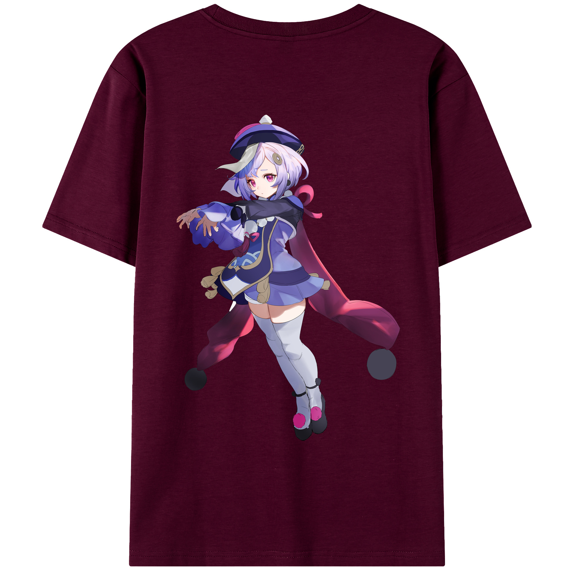 げんし神 七七 なな  genshin Nana レディース半袖Tシャツ(バックプリント)